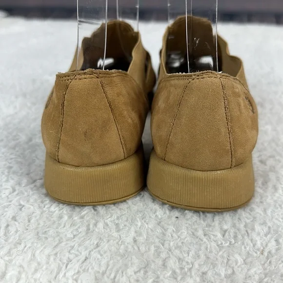 Earth Shoes Womens Fisherman Sandal size 7.5 Tan Leather Slip on Flat - Picture 5 of 9